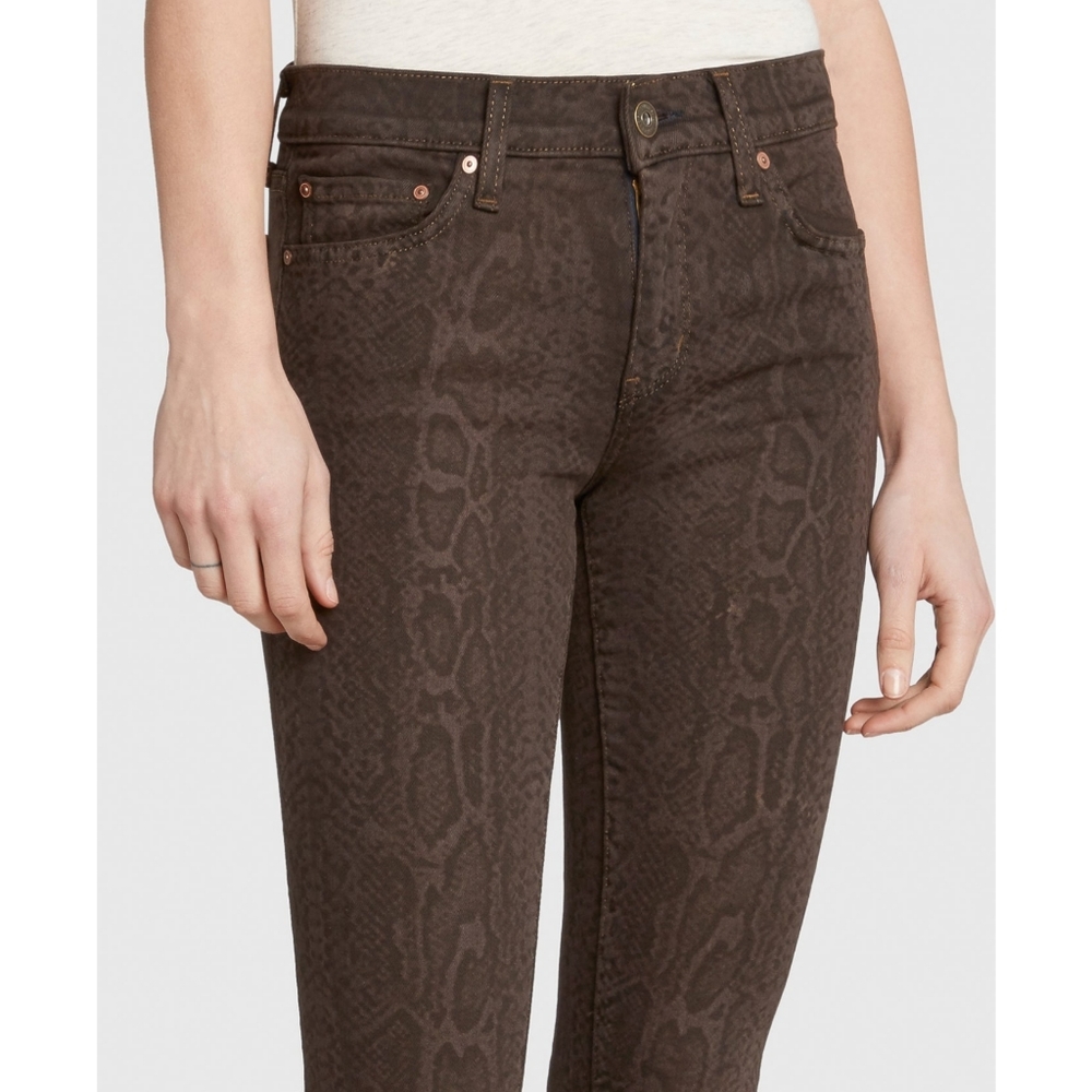 Principle Denim the Dreamer Skinny Jeans in Chocolate Python 29